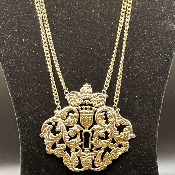 Rare Massive Sterling Runway Nettie Rosenstein Pendant/necklace. - Picture 1 of 5